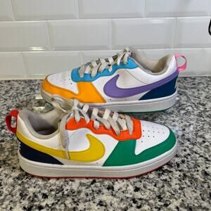Nike Size 5 Colorblock Sneakers  Kids Youth Streetwear Aesthetic Retro Vibes